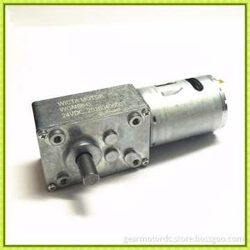 long life low noise right angle shaft 12v worm dc gearmotor